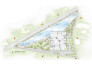 render 2d architectural floor plan and masterplan in photoshop